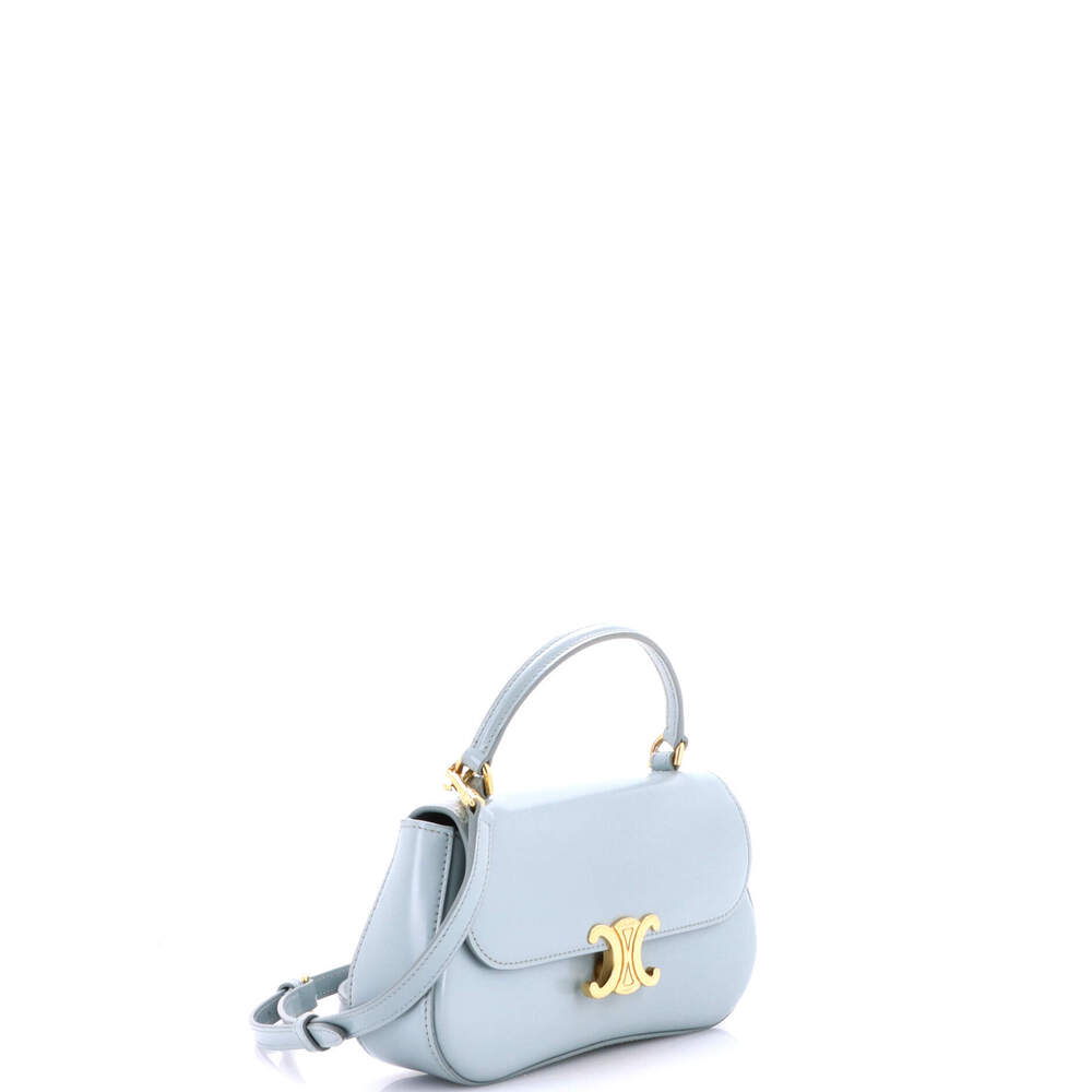 Celine Teen Lola Triomphe Top Handle Bag Leather - Picture 2 of 7